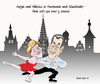 Cartoon: Pas de deux franco-allemand (small) by Bert Kohl tagged angie,und,nicolas