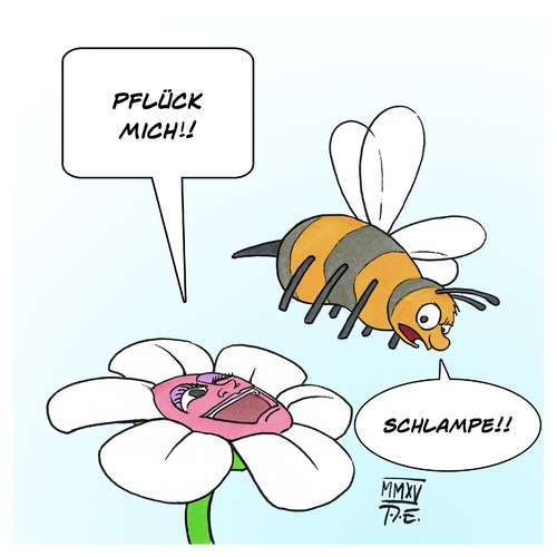 Cartoon: Blume und Biene (medium) by Timo Essner tagged blume,biene,blümchensex,liebe,frühling,frühlingsgefühle,natur,blume,biene,blümchensex,sex,liebe,frühling,frühlingsgefühle,natur