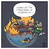 Cartoon: Climate Crisis - Climageddon (small) by Timo Essner tagged climate,crisis,climageddon,armageddon,world,planet,earth,no,mining,coal,business,as,usual,emissions,industry,cartoon,timo,essner