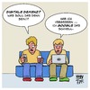 Cartoon: Digitale Demenz (small) by Timo Essner tagged digitale demenz computer internet internetnutzung suchmaschinen google wikipedia cartoon timo essner