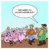 Cartoon: Dominoschweine (small) by Timo Essner tagged domino dominosteine schweine dominoschweine cartoon timo essner