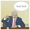 Cartoon: Iran lied (small) by Timo Essner tagged iran atomabkommen sanktionen usa israel benjamin netanjahu netanyahu colin powell irak 2003 anthrax un uno pr krieg cartoon timo essner