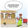Cartoon: Ungehacktes halb und halb (small) by Timo Essner tagged holz,hack,hackfleisch,gehacktes,ungehacktes,einkaufen,handel,holzhandel,einzelhandel,cartoon,timo,essner