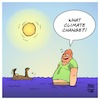 Cartoon: What Climate Change? (small) by Timo Essner tagged climate change ecology nature extreme weather catastrophe earth warming floods heat wave cartoon timo essner