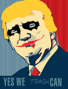 Cartoon: joker (medium) by Carma tagged trump,usa,elections