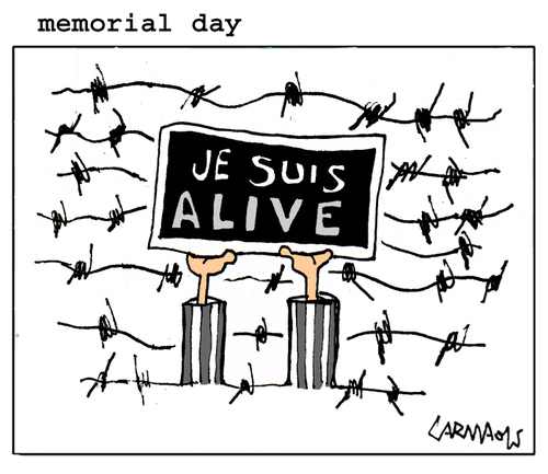Cartoon: Memorial Day (medium) by Carma tagged ebraism,history,injustice,dictatorship,deprtation,world,conflicts,fight,day,memorial,war,shoah