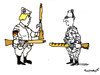 Cartoon: Angela Merkhelp (small) by Carma tagged merkel,hollande,france,germany,terrorism,war