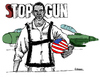 Cartoon: Stop Gun (small) by Carma tagged obama,usa,weapons