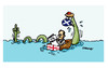 Cartoon: UK Elections (small) by Carma tagged david,cameron,loch,ness,scotland,uk,elections