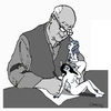 Cartoon: Wolinski (small) by Carma tagged georges,wolinski,charlie,hebdo,portrait,cartoonist