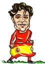 Cartoon: Juan Carlos Valeron (small) by Ralf Conrad tagged juan,carlos,valeron,spanien