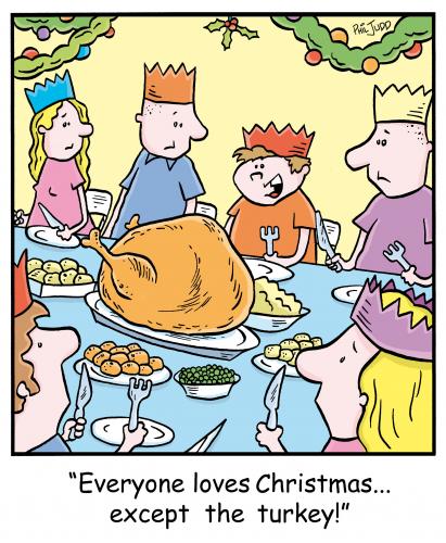 Cartoon: TP0242christmas (medium) by comicexpress tagged christmas,xmas,family,meal,roast,dinner,turkey,food,child,children,kids,relatives