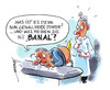 Cartoon: Banal (small) by Hoevelercomics tagged banana,banane,bananen,urologe,urologie,doktor,doctor