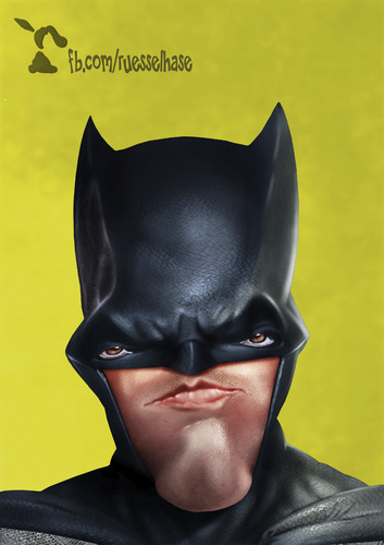 Cartoon: Batman (medium) by Rüsselhase tagged batman,benaffleck,superman