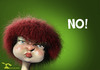 Cartoon: No (small) by Rüsselhase tagged girl,angry,annoying,no,red,hair