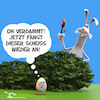 Cartoon: Osterbeginn (small) by Rüsselhase tagged ostern,hase,eier