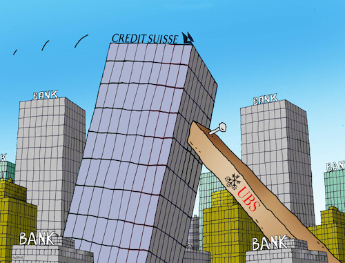 Cartoon: bankcredit (medium) by Lubomir Kotrha tagged banks,crisis,crash,banks,crisis,crash