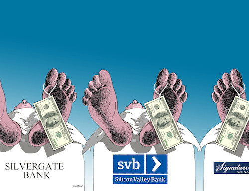 Cartoon: bankrach (medium) by Lubomir Kotrha tagged american,banks,usa,dollar,bitcoin,crash,american,banks,usa,dollar,bitcoin,crash