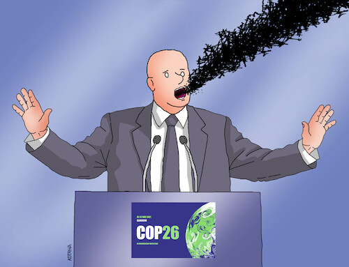 Cartoon: copreci (medium) by Lubomir Kotrha tagged cop26,glasgow,2021,climate,world,cop26,glasgow,2021,climate,world