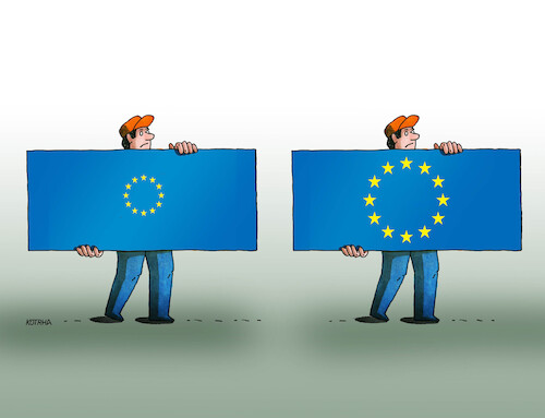 Cartoon: eueu26 (medium) by Lubomir Kotrha tagged european,union,european,union