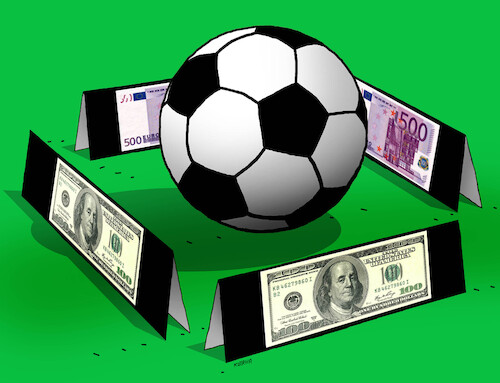 Cartoon: futreklam26 (medium) by Lubomir Kotrha tagged football,soccer,world,cup,usa,canada,mexico,football,soccer,world,cup,usa,canada,mexico