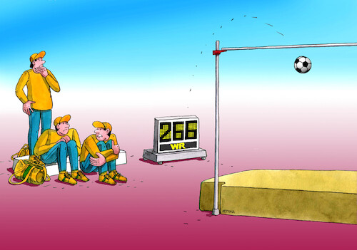 Cartoon: futskok (medium) by Lubomir Kotrha tagged football,football
