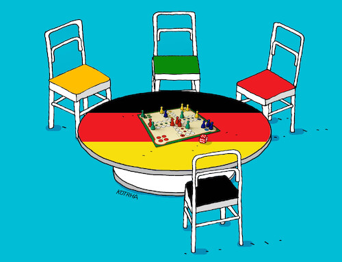 Cartoon: Germany elections 1 (medium) by Lubomir Kotrha tagged germany,elections,germany,elections