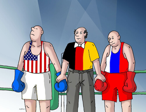 Cartoon: gerusa (medium) by Lubomir Kotrha tagged ukraine,usa,russia,germany,world,war,peace,ukraine,usa,russia,germany,world,war,peace