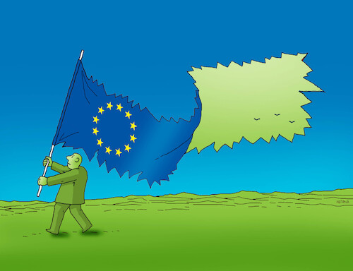 Cartoon: grenobloh (medium) by Lubomir Kotrha tagged green,deal,eu,climate,green,deal,eu,climate