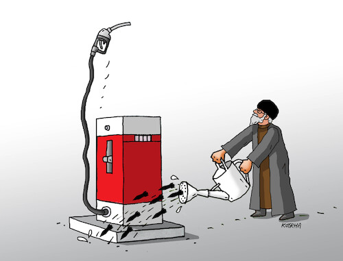 Cartoon: iranpolievac (medium) by Lubomir Kotrha tagged oil,war,usa,israel,iran,oil,war,usa,israel,iran