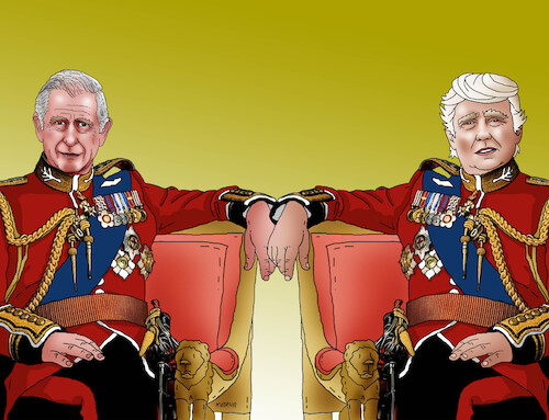 Cartoon: kings (medium) by Lubomir Kotrha tagged kings,kings