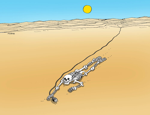 Cartoon: pustou-far (medium) by Lubomir Kotrha tagged energy,energy