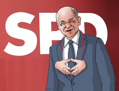 Cartoon: spd21 (medium) by Lubomir Kotrha tagged germany,elections,germany,elections