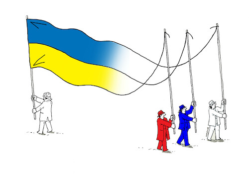 Cartoon: ukrtrh (medium) by Lubomir Kotrha tagged ukraine,russia,usa,putin,biden,eu,nato,war,peace,ukraine,russia,usa,putin,biden,eu,nato,war,peace