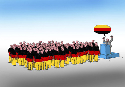 Cartoon: wahlen 13 (medium) by Lubomir Kotrha tagged deutschland,wahlen