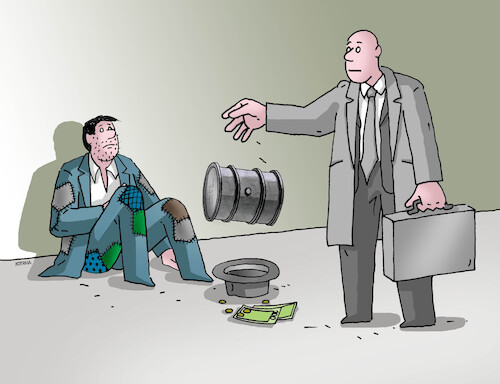 Cartoon: zobrorop (medium) by Lubomir Kotrha tagged oil,petroleum,oil,petroleum