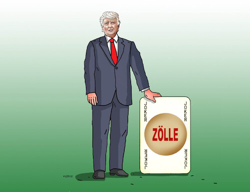 Cartoon: usa clo zoll douanne duty zolle (medium) by Lubomir Kotrha tagged usa,clo,zoll,douanne,duty,zolle,usa,clo,zoll,douanne,duty,zolle