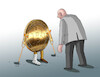 Cartoon: bituraz2 (small) by Lubomir Kotrha tagged dollar,euro,cryptocurrency,bitcoin,memecoin