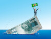 Cartoon: brasilsos (small) by Lubomir Kotrha tagged brazil,currency,problems,brasil,central,bank,dollar,real