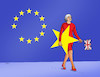 Cartoon: britstar (small) by Lubomir Kotrha tagged brexit united kingdom libra eu euro dollar