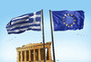 Cartoon: eugreflag (small) by Lubomir Kotrha tagged greece eu europe ecb syriza money