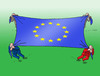 Cartoon: eutrhanie (small) by Lubomir Kotrha tagged eu,euro,libra,dollar,world,brexit