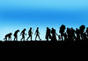 Cartoon: evolemmigration (small) by Lubomir Kotrha tagged world,europa,germany,merkel,immigrants