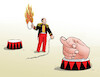 Cartoon: figcirc (small) by Lubomir Kotrha tagged circus,act