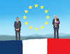 Cartoon: francepen (small) by Lubomir Kotrha tagged france,elections,macron,le,pen
