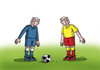 Cartoon: futhran (small) by Lubomir Kotrha tagged football,soccer