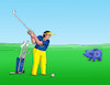 Cartoon: golfgoogle1 (small) by Lubomir Kotrha tagged google