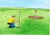 Cartoon: golfmieric (small) by Lubomir Kotrha tagged humor