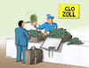 Cartoon: koronaclo (small) by Lubomir Kotrha tagged ecb,euro,money,coronavirus