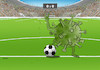 Cartoon: korovictory2 (small) by Lubomir Kotrha tagged sport,soccer,corona,covid